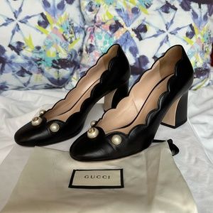 Gucci Malaga Leather Heels